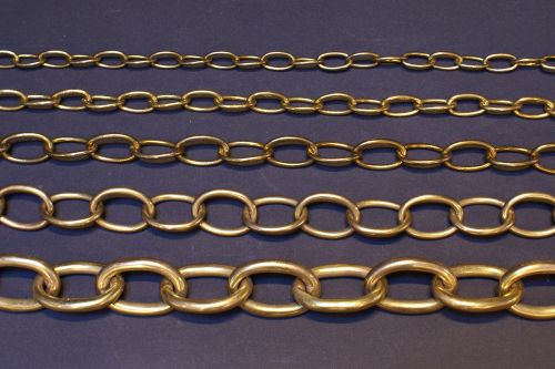 Brass Oval Chains