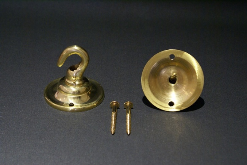 Small ceiling plate - Polished brass