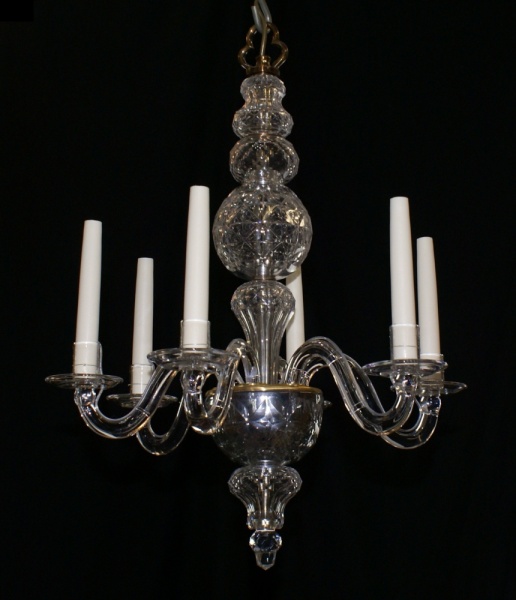 Small 6 light Georgian chandelier
