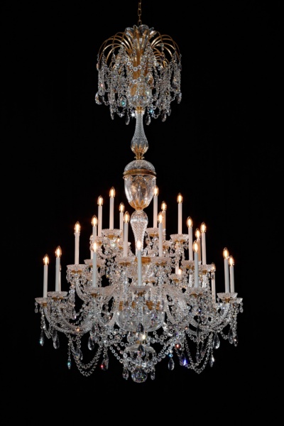 Large 30 light Osler Perry style chandelier