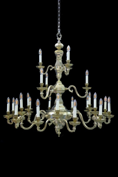 Large Flemish style chandelier