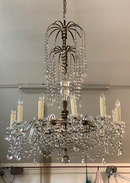 Pair of Regency chandeliers