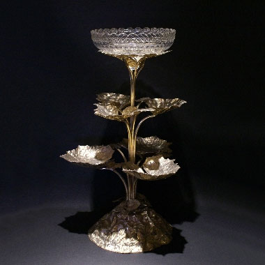 Victorian silver plated centrepiece